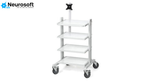 Xe đẩy đặt máy có bánh xe